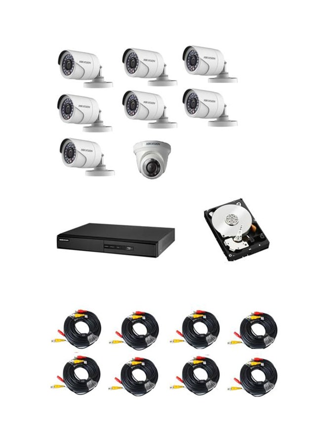 هيكفيجن Hikvision 8-channel Surveillance Camera Kit