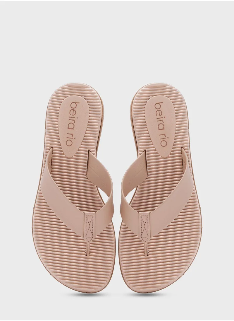 Beira Rio Theodora Single Strap Flat Sandals