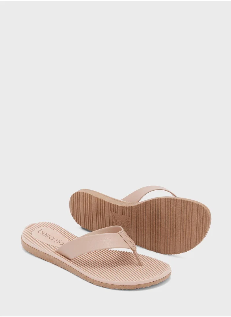 Beira Rio Theodora Single Strap Flat Sandals