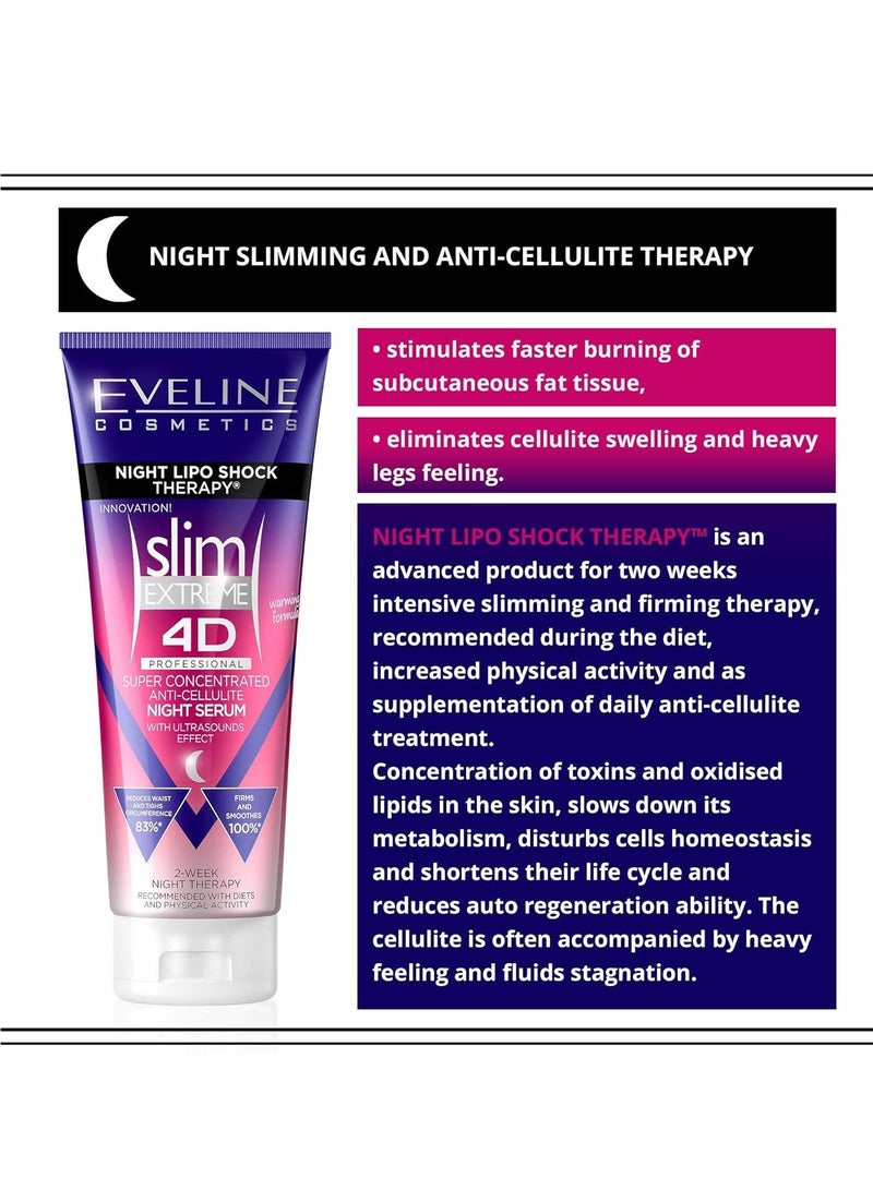 Eveline COSMETICS Slim Extreme 4D Body Modelling & Lifting Serums & Creams 250 Mlml - Image 2