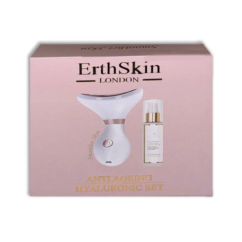 ErthSkin London Anti-Ageing hyaluronic Acid set ( Neck & Jawliner + HA Serum )