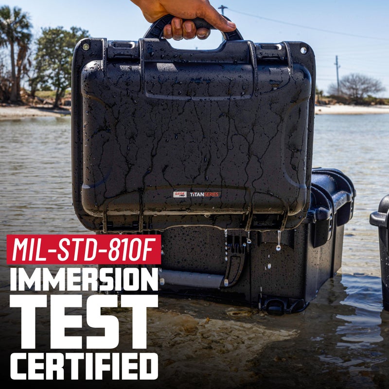 Gator Cases Titan Series Waterproof Utility/Equipment Case, 9.4" x 7.4" x 5.5" (GU-0907-05-WPNF) - Image 3