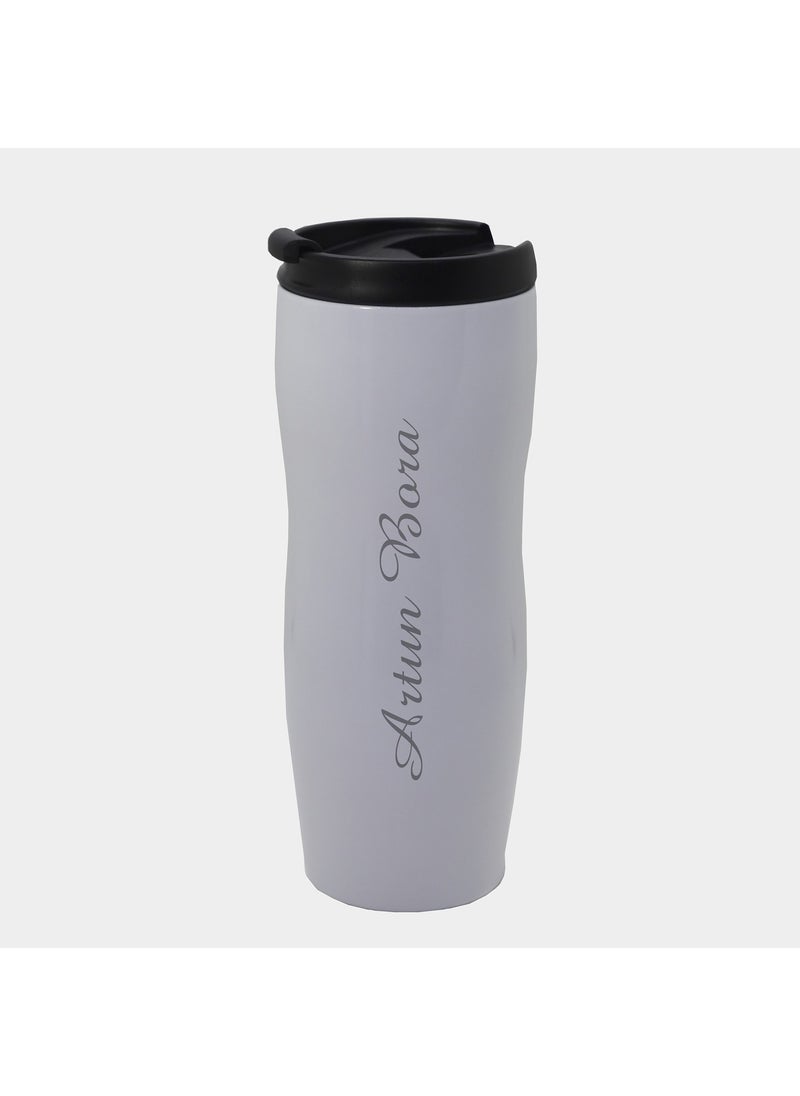 Ada Lazer Personalized Steel Mug Thermos - 400 ml and Ballpoint Pen  - Image 1