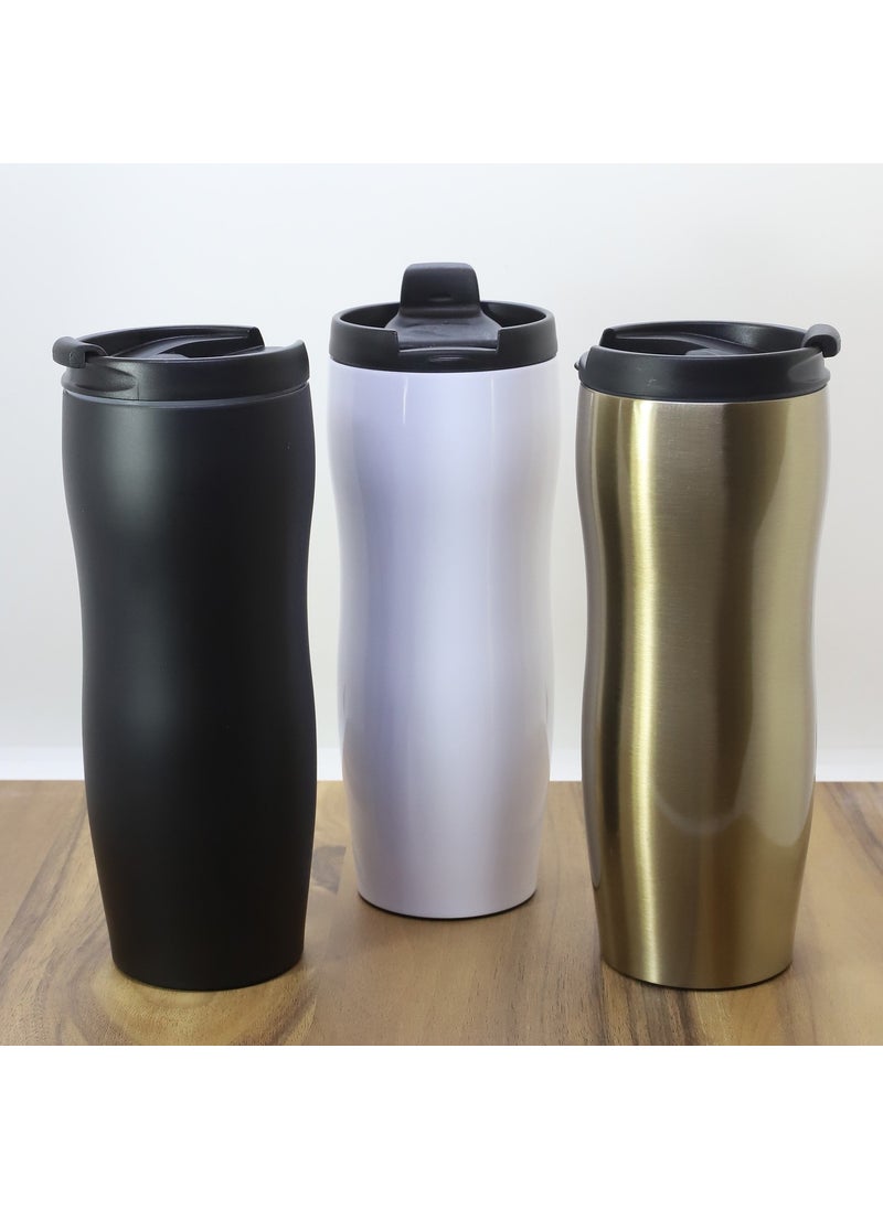 Ada Lazer Personalized Steel Mug Thermos - 400 ml and Ballpoint Pen  - Image 3