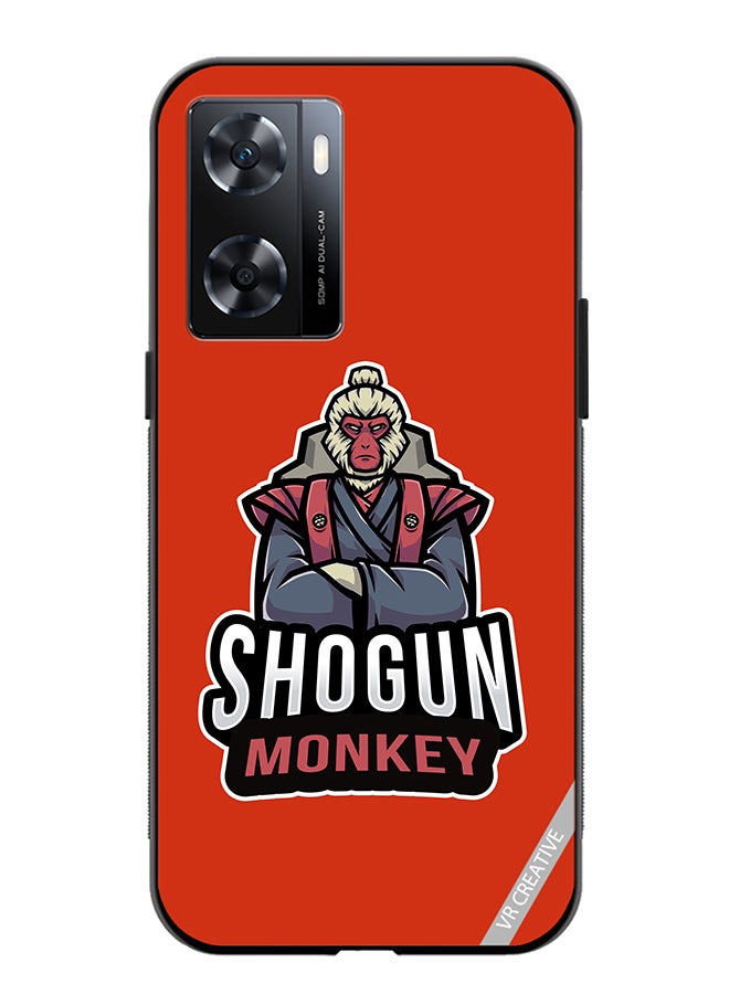 VR CREATIVE Protective Case Cover For Oppo A57/A77s Shogun Monkey Design Multicolour - Image 1