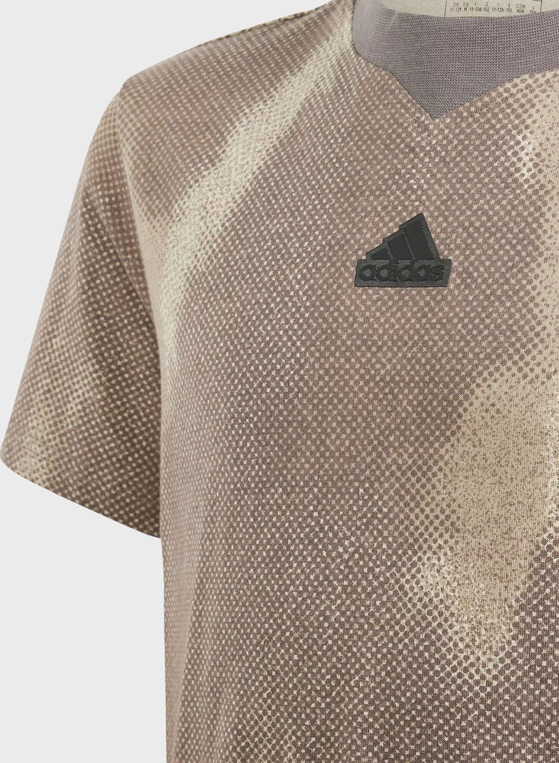 Adidas Future Icons All Over Printed T-Shirt