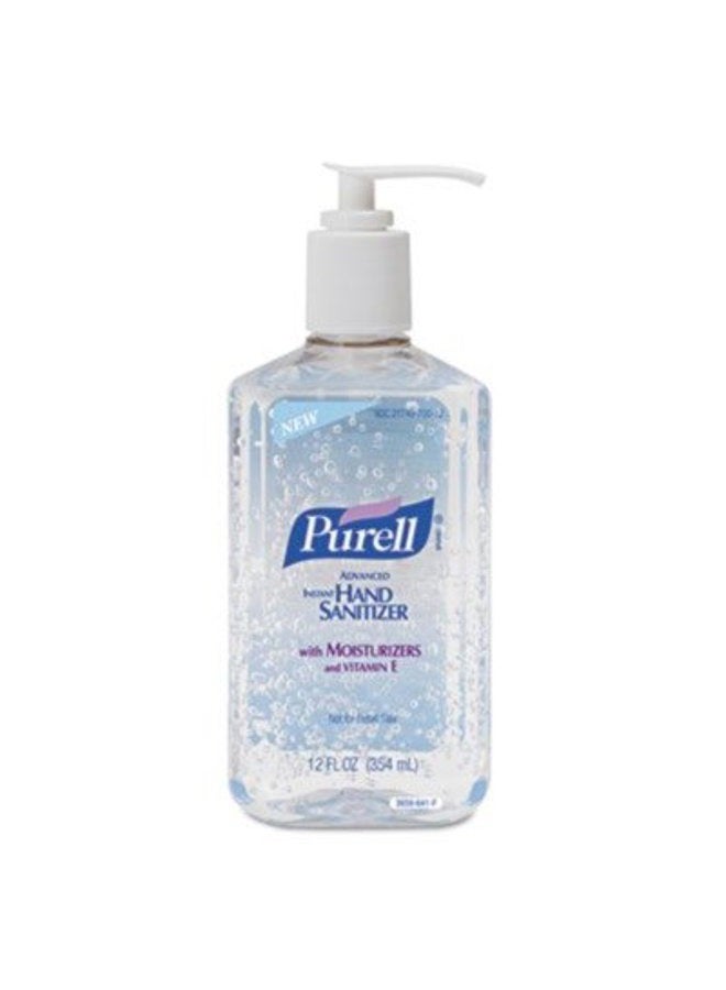 PURELL Advanced Hand Sanitizer - Hand Sanitizer Gel 12 fl oz Table Top Pump Bottle (Case of 12) - 3659-12 - Image 4