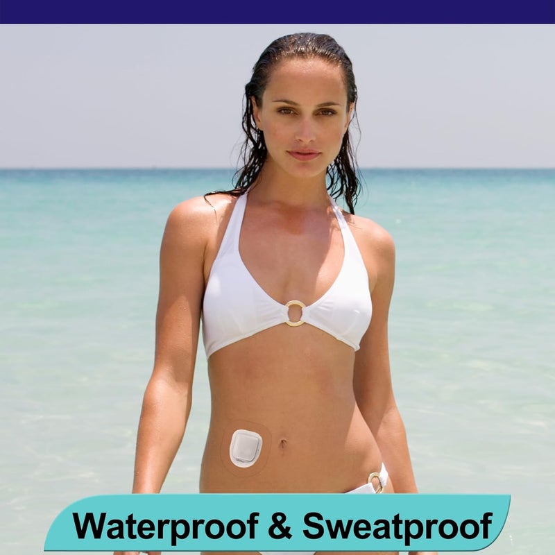 OBUZOO Omnipod Adhesive Patches60Pack Waterproof Breathable Underpatch for OmnipodPremium Transparent OverpatchHypoallergenic LatexFreePreCut Tape - Image 2