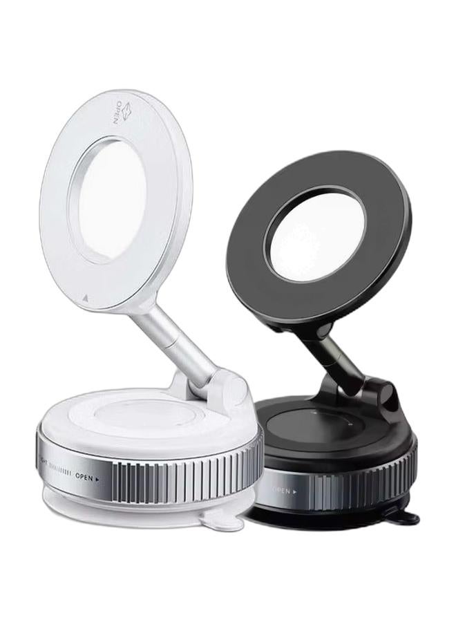 GO-DES Phone Car Holder With Magnet Magnetic Vacuum Car Phone Holder & 360 ° Rotating Car Magnetic Phone Holder, Electric Vacuum Magnetic Suction Cup Car Phone Holder, Magnetic Phone Holder for Car/Gym/Mirror/Smooth Surface, Compatible with Magsafe iPhone and AndroidBundle - Image 1