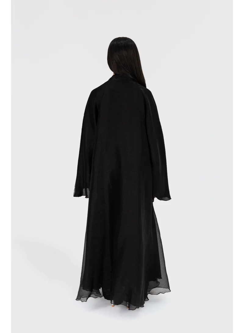 Ophelia  LUNA Abaya for Women – Midnight Color | Elegant Modest Wear Abaya with Flowing Silhouette for Women | Best Price UAE