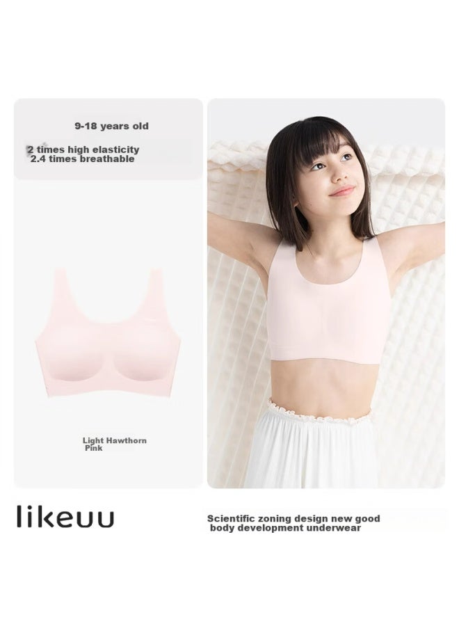 Like Uu Children's Underwear, Girls' Student Bra For Middle And High School Students In Puberty, Vest-style Seamless Underwear - Image 4