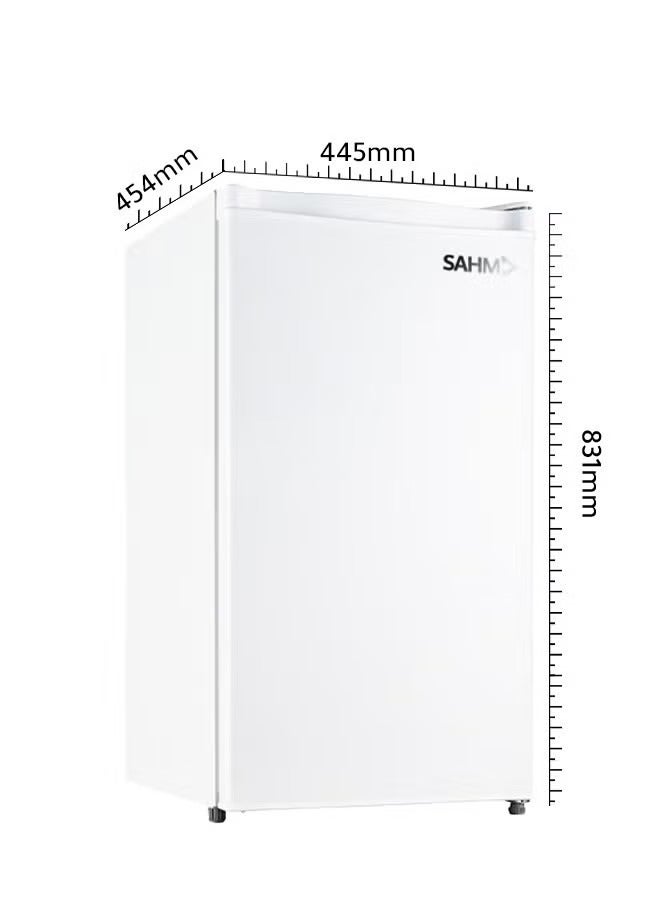 SAHM Single Door 86 Liters Direct Cool Refrigerator/Defrost Mini Fridge/Quick Cooling with Temperature Control/Wire Shelves/Transparent Door Basket, Extra Space and Long Lasting Freshness with Interior Light - 2 Years Warranty - Image 2