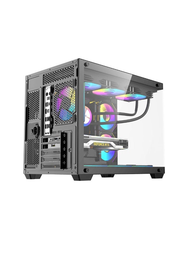 EMARAT GAMERS Gaming Desktop PC – Intel Core i5-14400F, RTX 5060 8GB, 16GB DDR5 6000MHz, 1TB NVMe SSD, B760 Motherboard, RGB Air Cooler, 650W PSU, Black Case black - Image 5