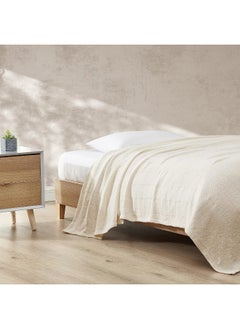 Eddie Bauer Eddie Bauer - Twin Blanket, Lightweight Cotton Bedding, Home Decor for All Seasons (Herringbone Bone, Twin)  - Image 2