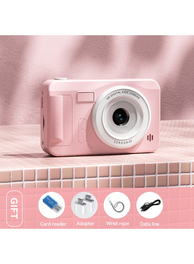 Generic TIKTOK Hot Special For CCD Card Machine 2.4 "HD Dual Camera Portable Digital Camera For Children-Body Color:Pink  - Image 1