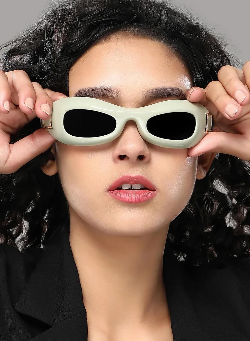 Haute Sauce Polarized Full Rim Wraparound Sunglasses For Women