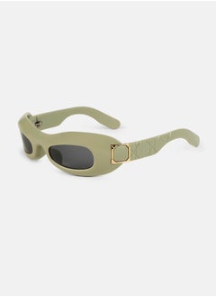 Haute Sauce Polarized Full Rim Wraparound Sunglasses For Women  - Image 5