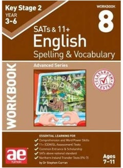 Accelerated Education Publications Ltd KS2 Spelling & Vocabulary Workbook 8: Advanced Level  - Image 1