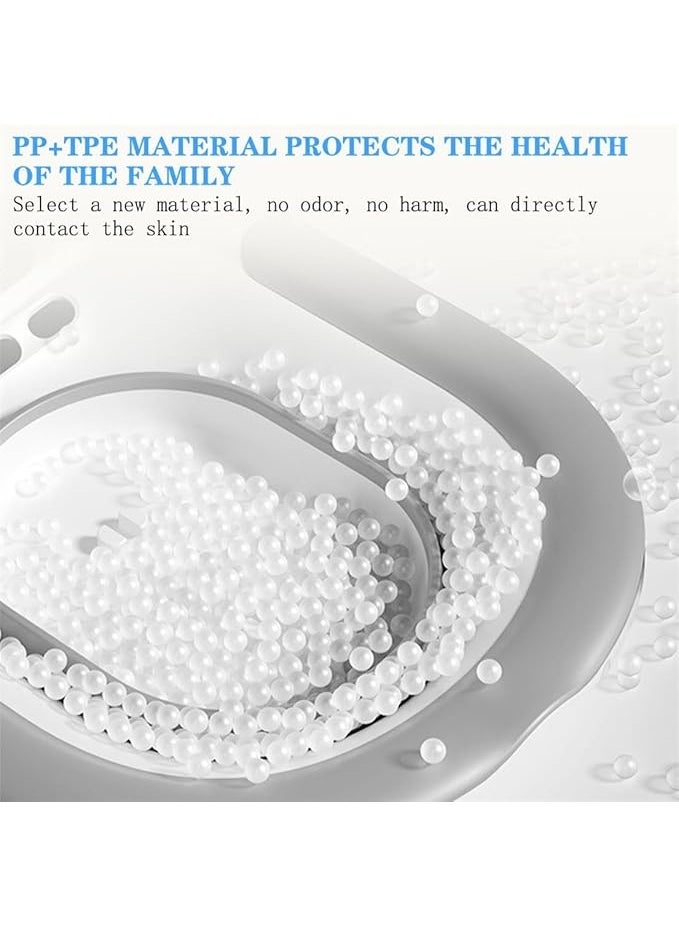DUNISO Sitz Bath for Toilet Seat, Steam Seat with Irrigator, Foldable Postpartum Care Basin, Soothing and Relieving Inflammation, Suitable for Pregnant Women, Perineum Treatment, Sitz Bath for Hemorrhoids - Image 5