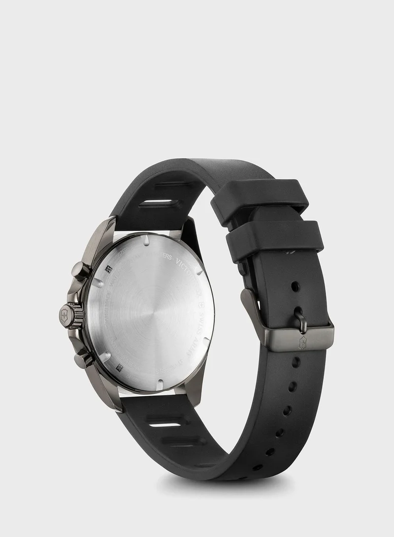 Victorinox Classic Rubber Strap Analog Watch