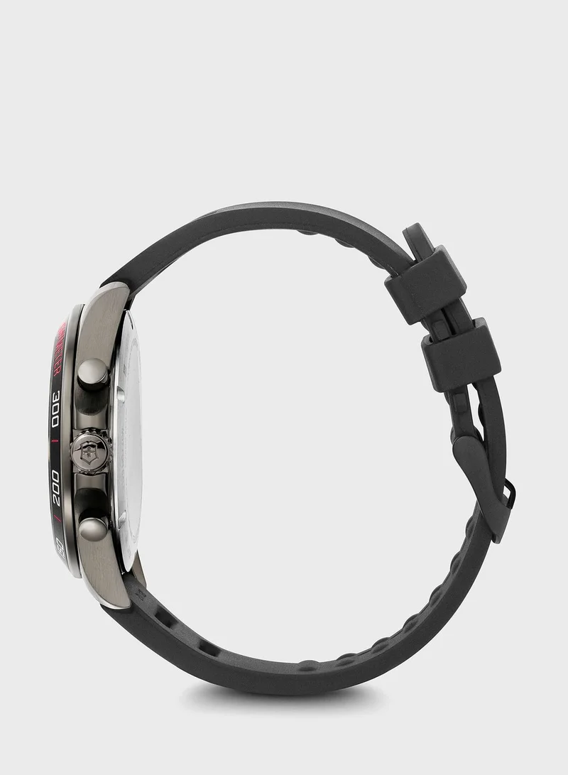 Victorinox Classic Rubber Strap Analog Watch