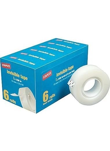 Staples Staples Invisible Tape 6 Pack 