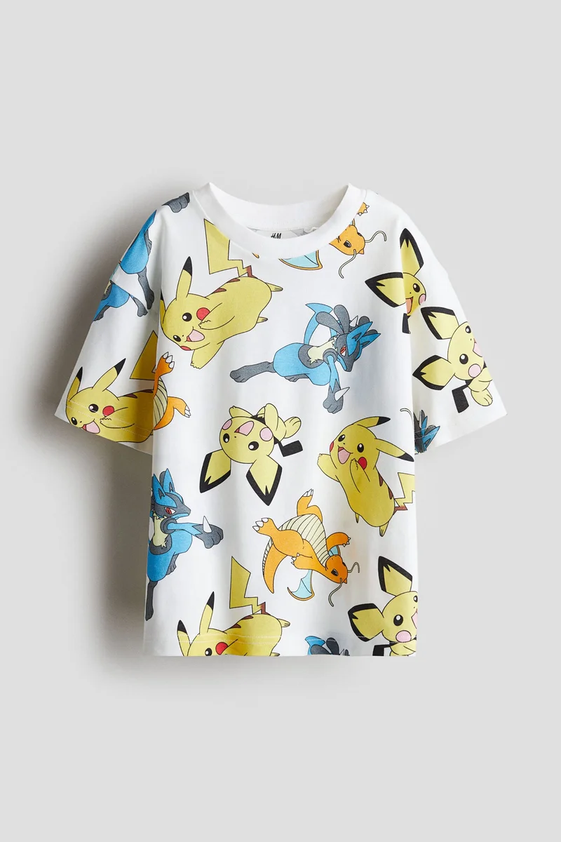 H&M Printed oversized T-shirt