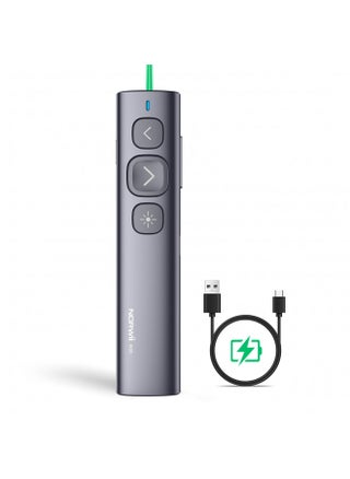 NORWII N95 Green Light Pointer, 330 FT Long Control Range Designed for Large Occasion, Rechargeable Wireless Presenter Remote Presentation USB PowerPoint PPT Clicker for Mac, Laptop, Computer - pzsku/ZE5C4156C0ECDC594D9E4Z/45/_/1731078076/1a4e59cb-175c-4a5e-92d2-1566445351b9