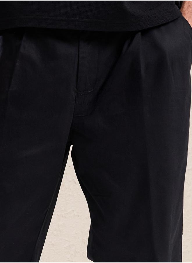 Styli Mid Rise Oversized Pleated Trousers  - Image 3