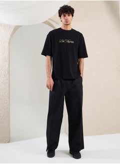 Styli Mid Rise Oversized Pleated Trousers  - Image 1