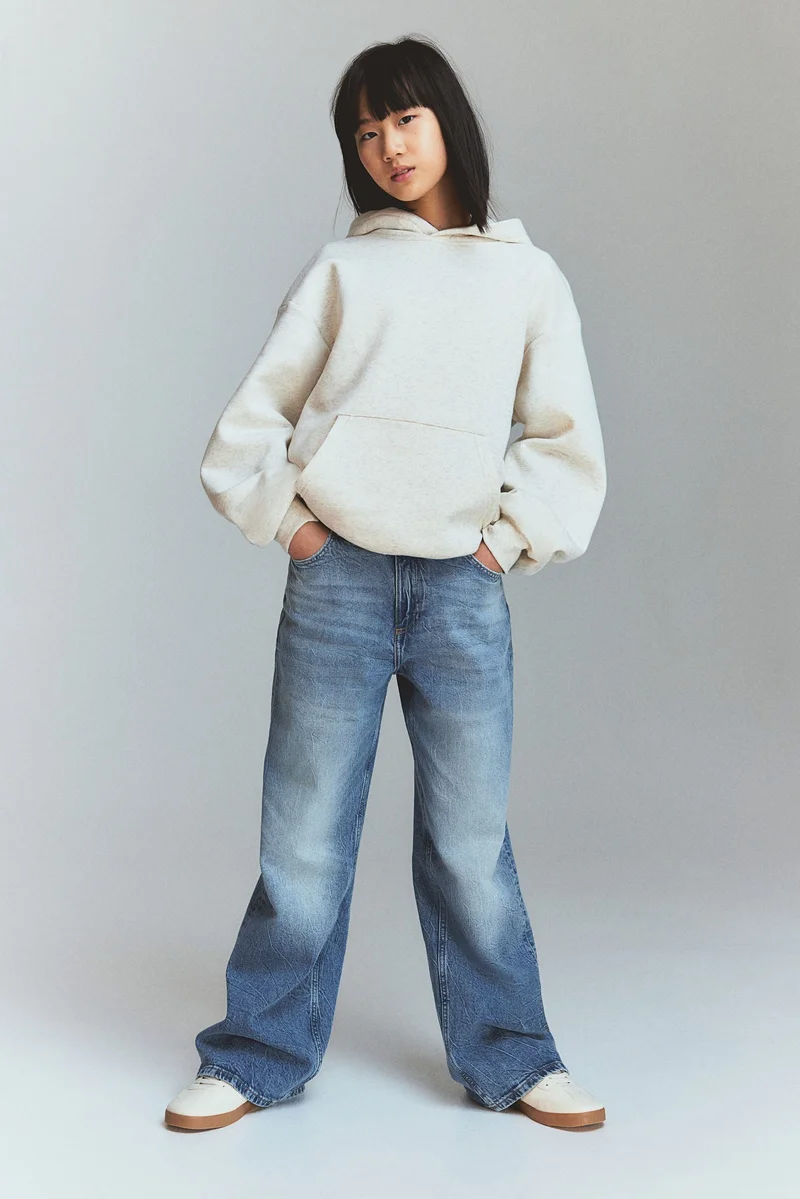 اتش اند ام Baggy Fit Bootcut Leg Jeans