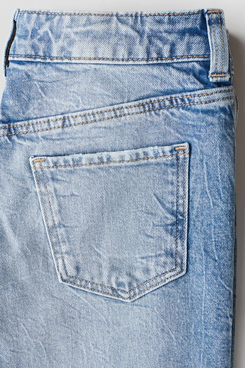 H&M Baggy Fit Bootcut Leg Jeans