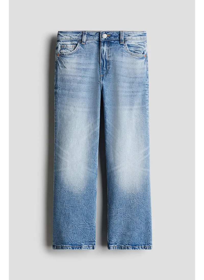 H&M Baggy Fit Bootcut Leg Jeans