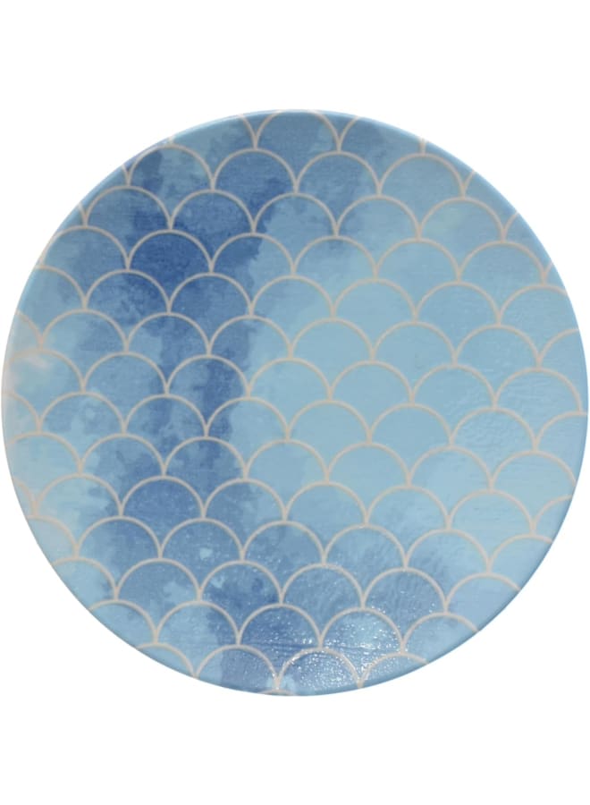 Rosa By Fathy Mahmoud (Fish Scales Dessert Plate 21 Cm Coup) porcelain - Image 2
