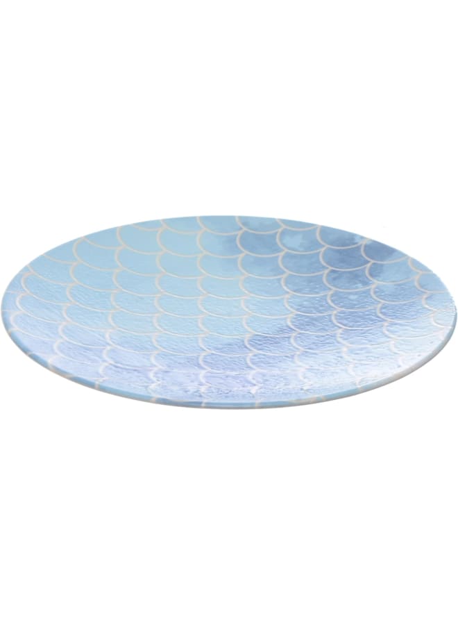 Rosa By Fathy Mahmoud (Fish Scales Dessert Plate 21 Cm Coup) porcelain - Image 1