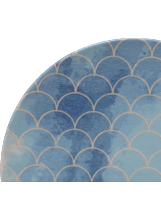 Rosa By Fathy Mahmoud (Fish Scales Dessert Plate 21 Cm Coup) porcelain - Image 3
