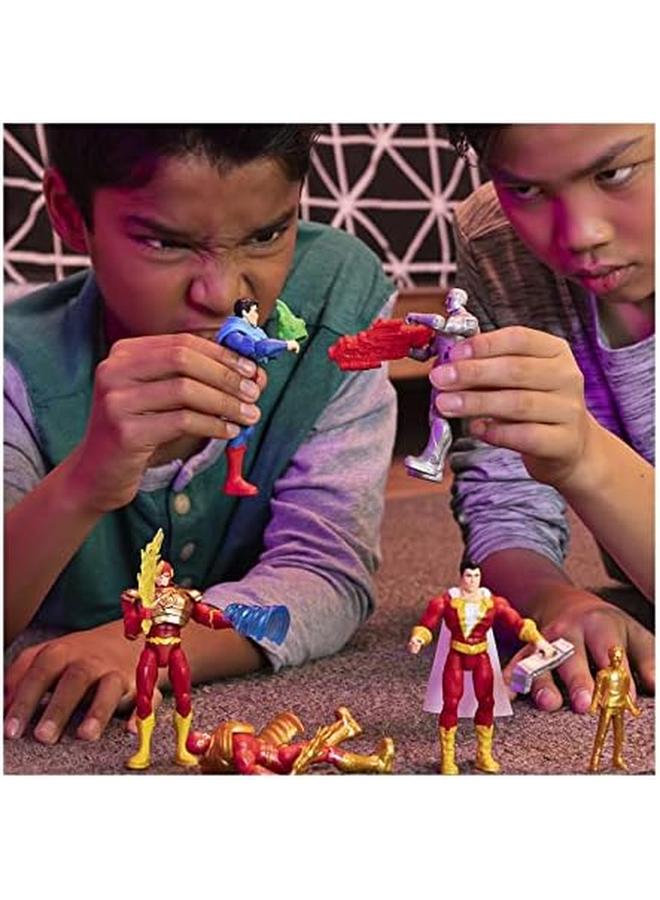 دي سي كوميكس مجسم شخصية سوبر مان مقاس 10 سم مع 3 ملحقات غامضة للمغامرة، 4 أشكال مختلفة وسيتم اختيارها عشوائيًا - Image 4