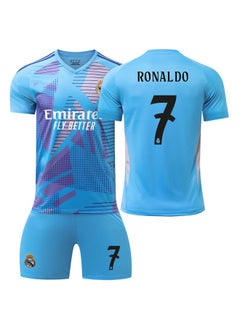 2024-2025 Season Football Jerseys RONALDO #7 Football Jerseys/Shorts Gift Set Kids Sizes & Adult Sizes for Fans & Friends