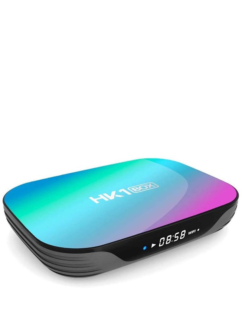 Generic - HK1 Box Android TV Box with 4GB RAM 32GB ROM | S905X3 Quad-Core 64-bit Processor | 4K UHD Ultra HD Streaming Media Player | Android OS Smart TV Box | WiFi with AirPlay, DLNA, Miracast Wireless Media Sharing | USB, TF Card & HDMI Ports | Home Entertainment Upgrade - Image 1