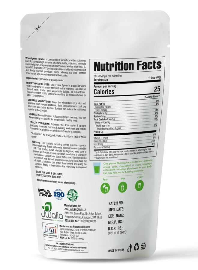 MYHERB 100% Natural Wheat Grass Powder ||100 Gm || For Men & Women - Image 2
