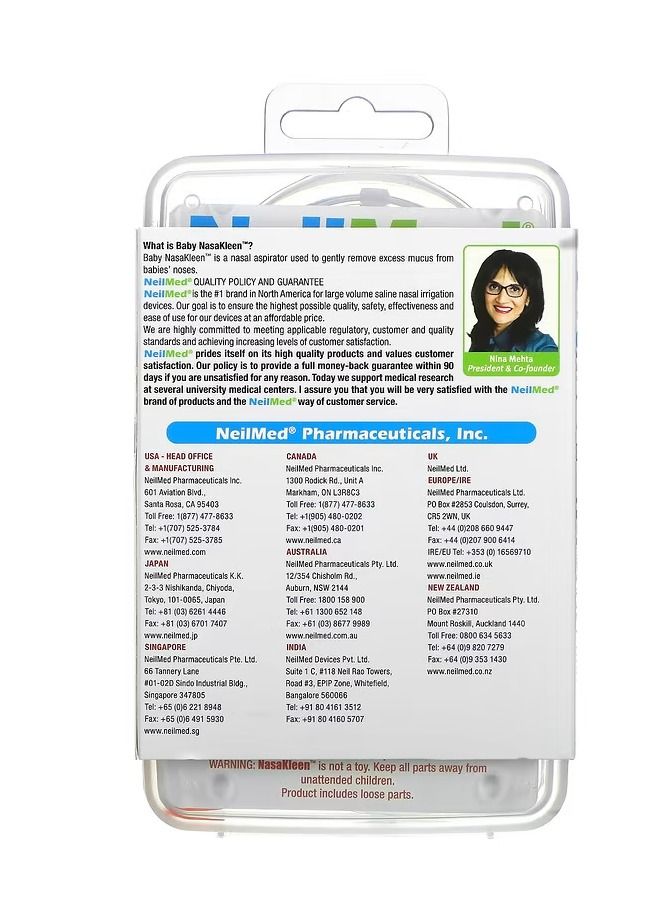 سكوب شفاط أنف وفم للأطفال الرضع لمعالجة انسداد الانف وتسهيل عملية  التنفس - Image 2