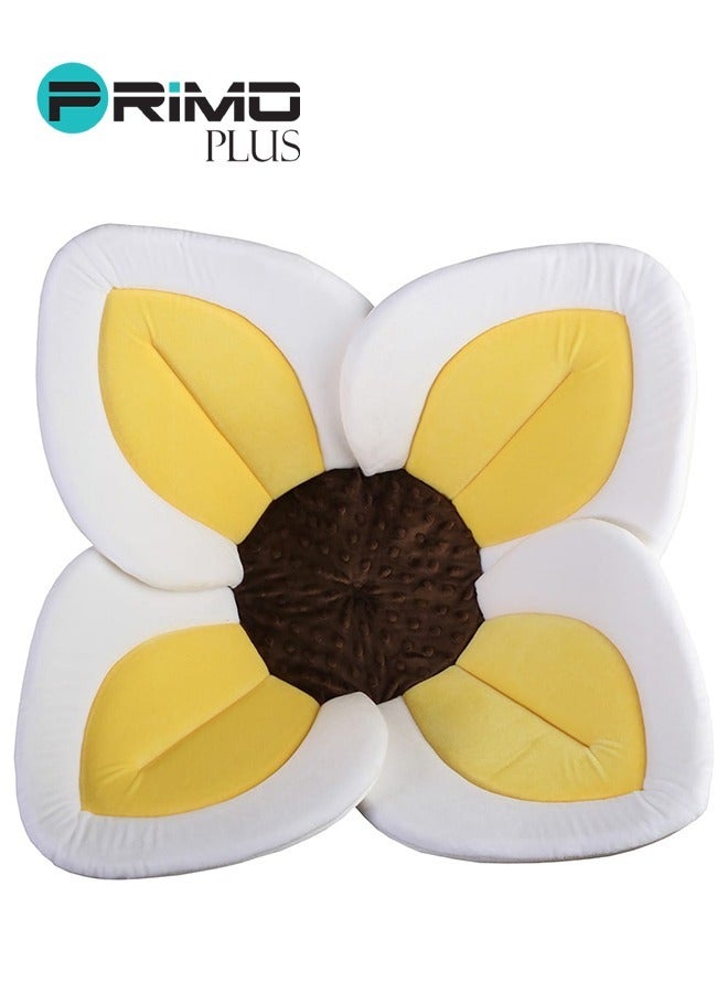 بريمو بلس مقعد استحمام مريح للأطفال على شكل زهرة لوتس متفتحة - Image 1