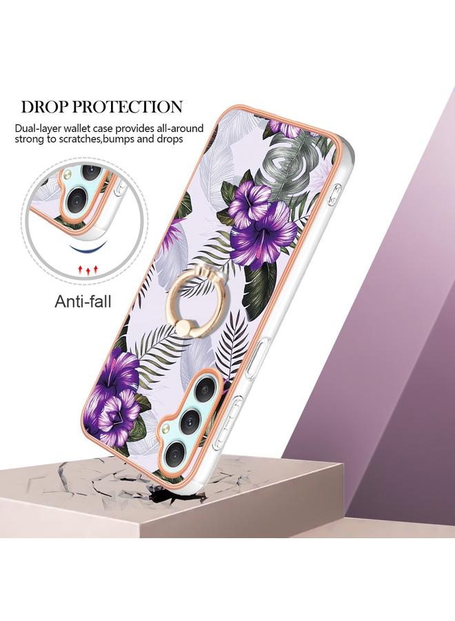 S-TOP Case For Samsung Galaxy A25 5G Electroplating IMD TPU Phone Case with Ring - Image 2