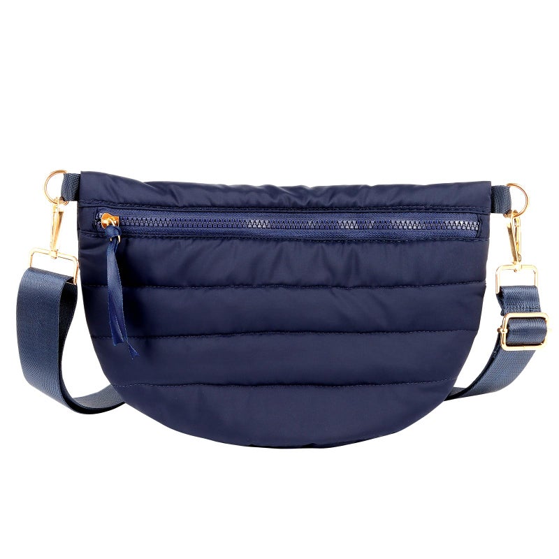 Dealkion Quilted Crossbody Bags for Women - Puffer Fanny Pack Sling Bag Puffy Chest Belt Bum Waist Bag Crossbody Purse Bags Gift - Image 1
