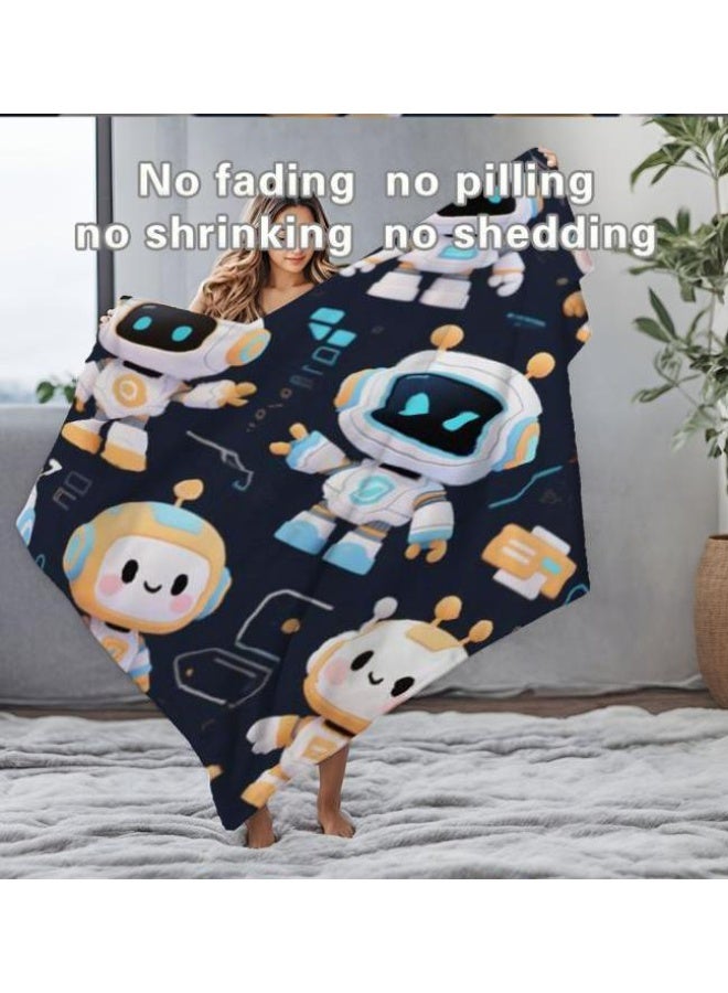 general Baby and children's cartoon flannel thin blanket (warm and comfortable, suitable for sleep, game use) 70cm*100cm