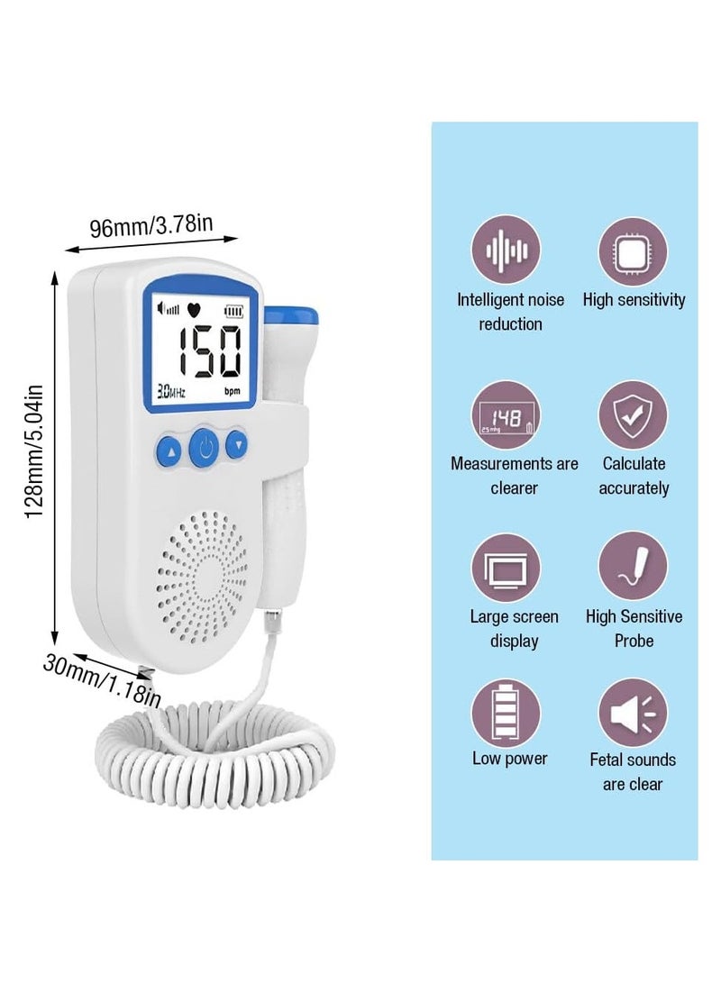 Generic Ultrasound Doppler Fetal Heart Rate Monitor Heart Tones Baby Hearing Aid, Heart Tones Baby Hearing Aid  - Image 3