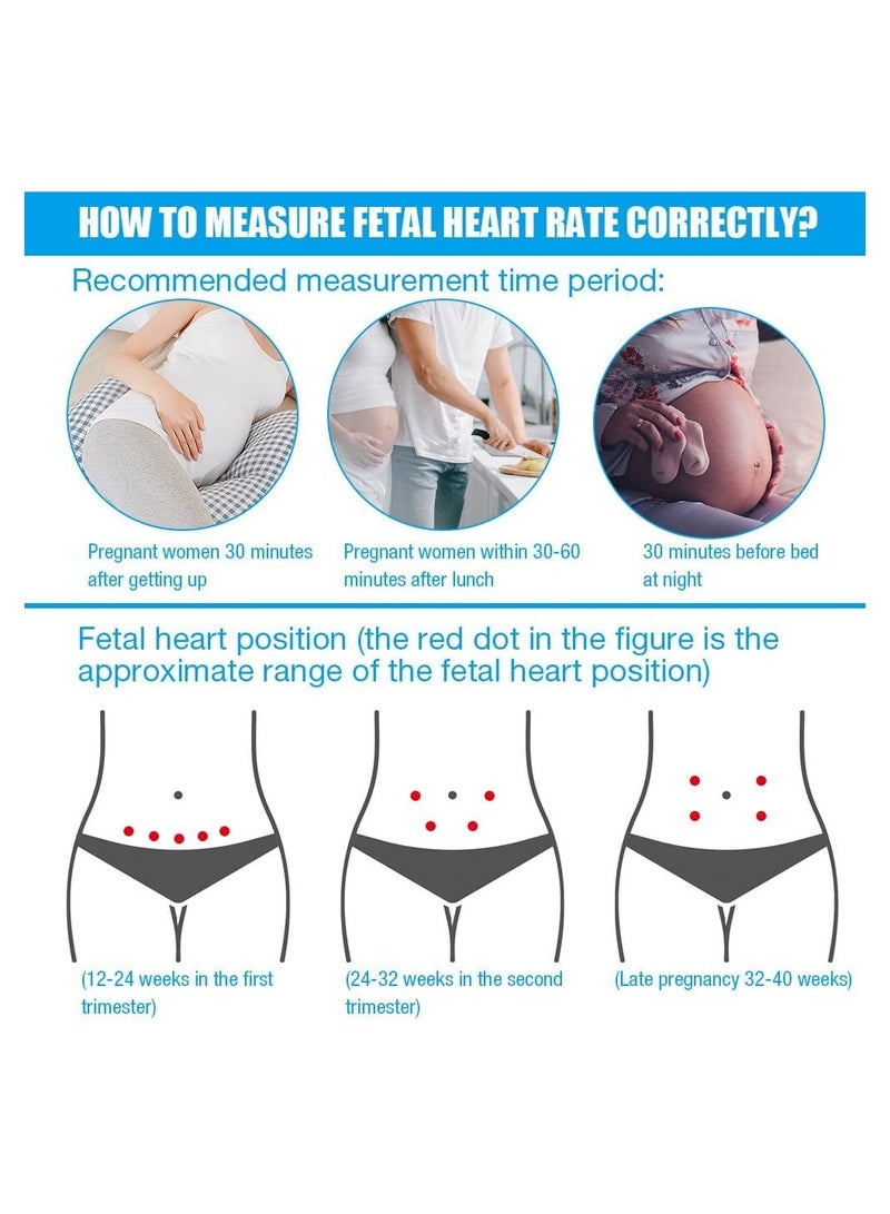 Generic Ultrasound Doppler Fetal Heart Rate Monitor Heart Tones Baby Hearing Aid, Heart Tones Baby Hearing Aid  - Image 4