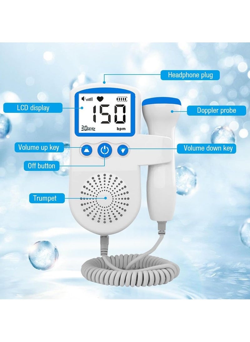 Generic Ultrasound Doppler Fetal Heart Rate Monitor Heart Tones Baby Hearing Aid, Heart Tones Baby Hearing Aid  - Image 5