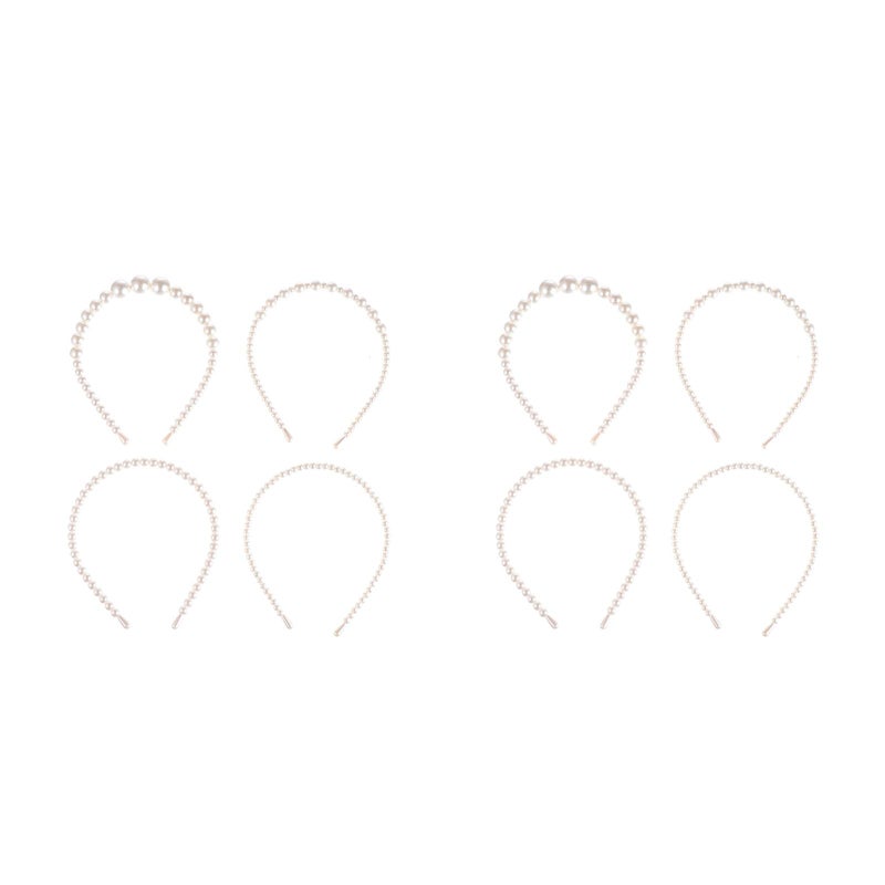 8 pcs Elegant Faux Headband Hair Girls Hairband Headdress Headwear - Image 3