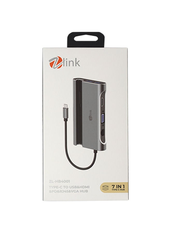 ZLink Type-C Hub Mobile Docking Station - Image 4